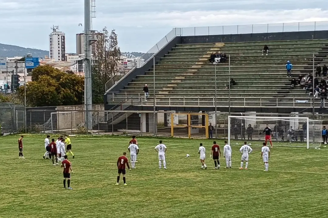 Il rigore di Darini neutralizzato da Viscovo (foto Ilenia Giagnoni)