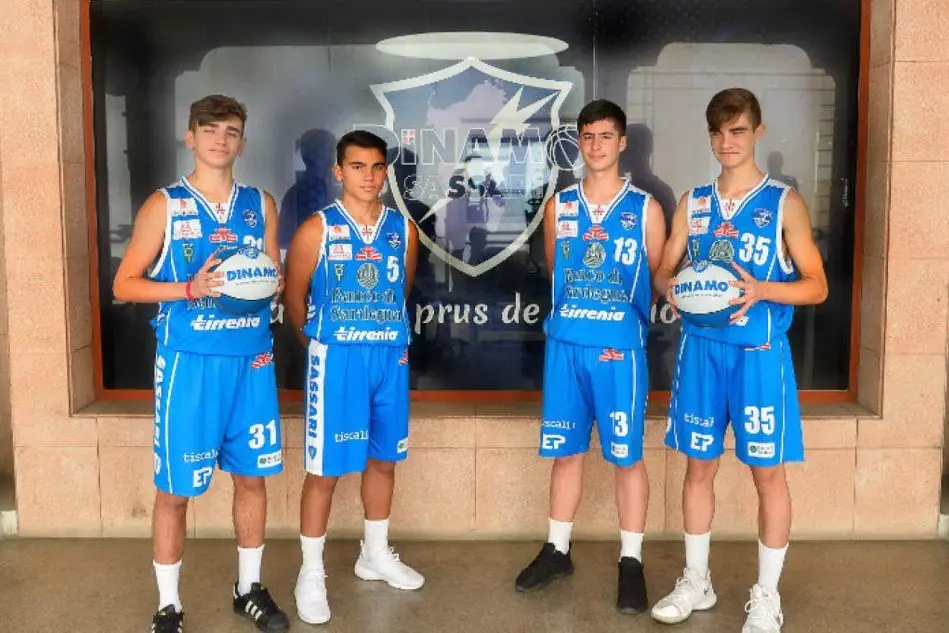 Il quartetto della Dinamo under 16