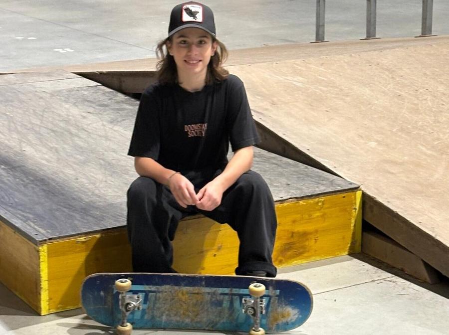A undici anni convocato nella nazionale di skateboard
