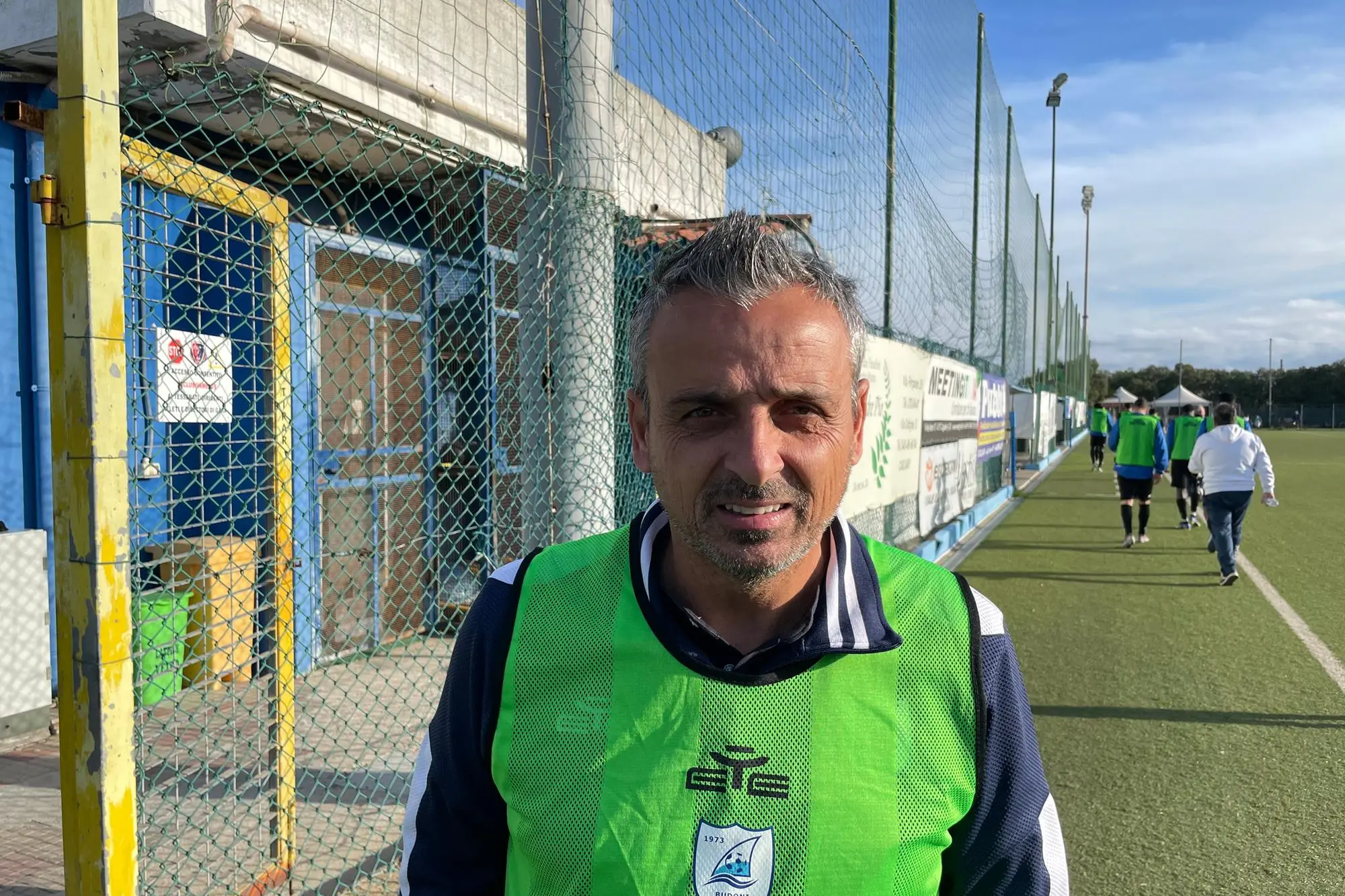 Raffaele Cerbone, allenatore del Budoni a caccia della promozione in Serie D (foto Spignesi)