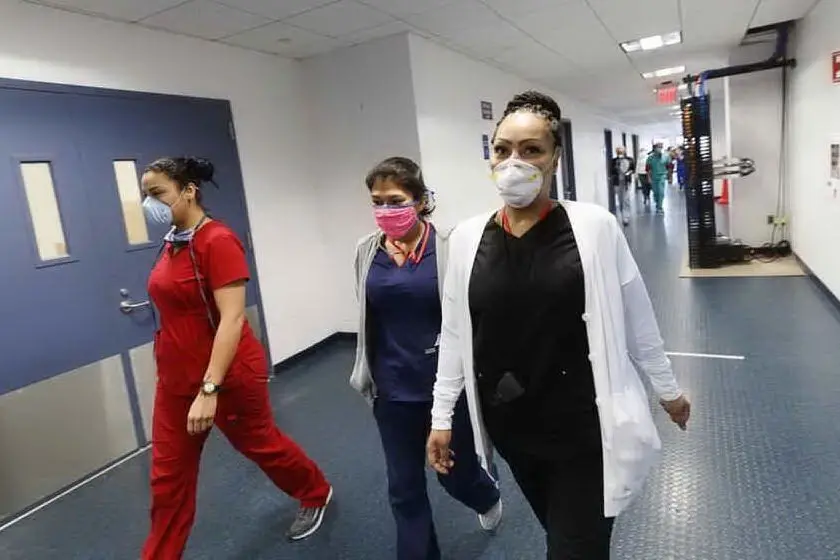 Un ospedale di New York (archivio L'Unione Sarda)