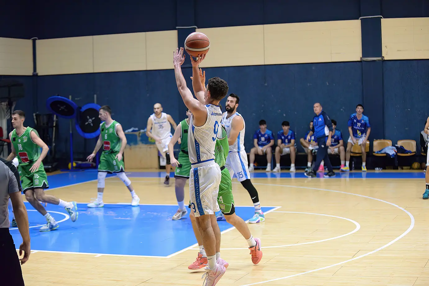 Una fase dell'ultimo derby tra Antonianum e Ferrini (foto Antonianum)