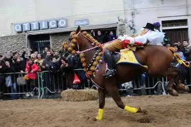 Un momento della Sartiglia