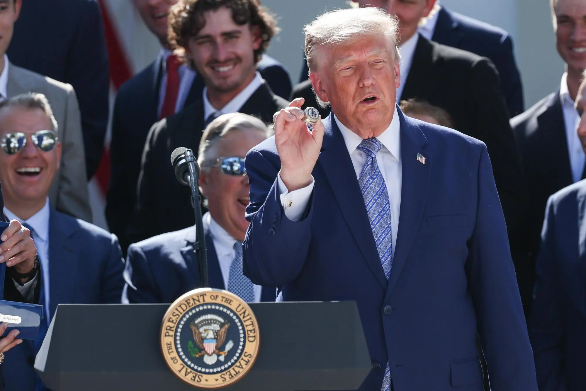 Donald Trump (foto Ansa/Epa)