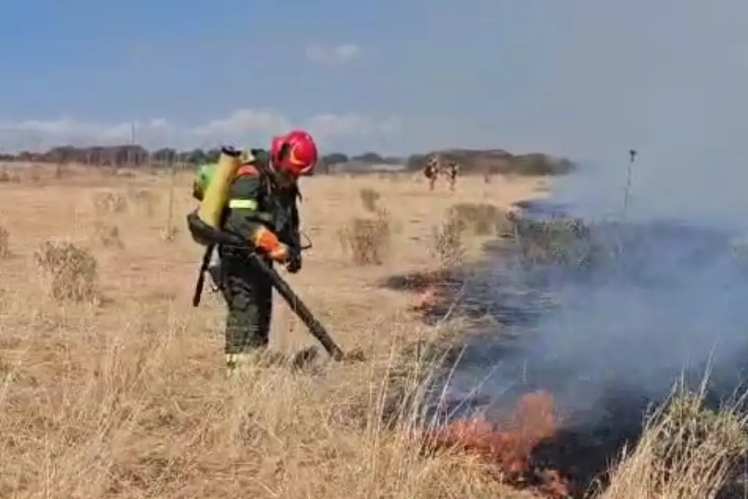 Incendio a Nurri