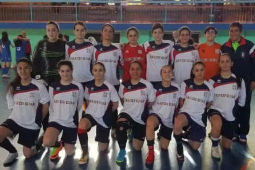 La selezione femminile del Calcio a 5 della Sardegna