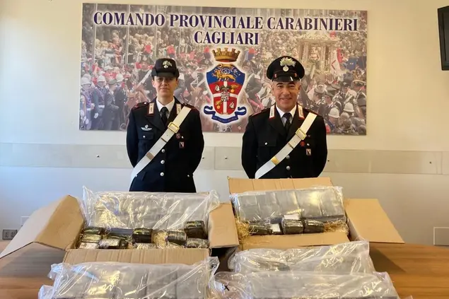 La droga sequestrata (foto carabinieri)