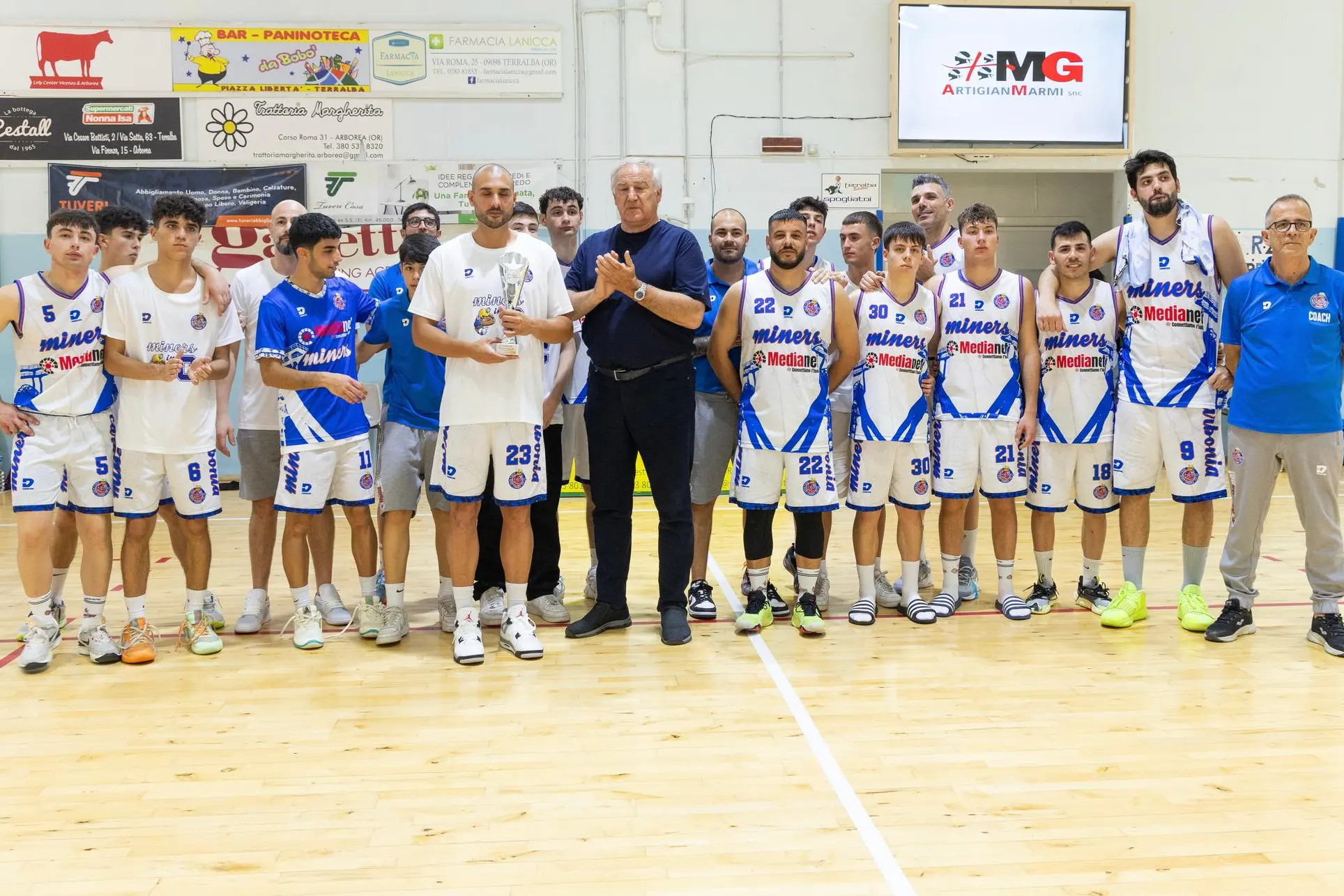 I Miners di Carbonia secondi classificati (Foto Fabio Murru)