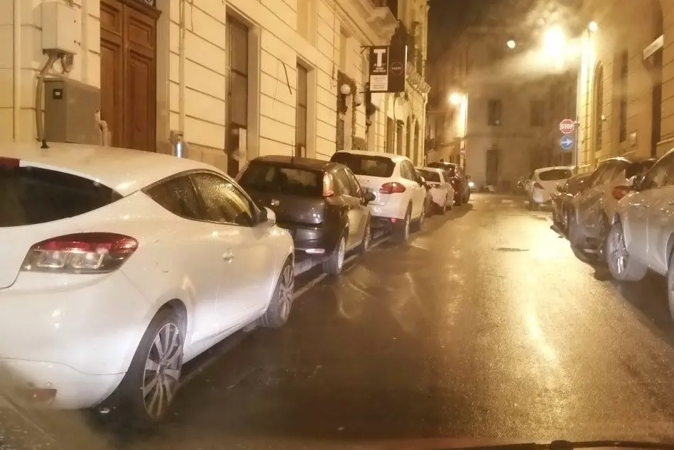 La foto inviata dal lettore