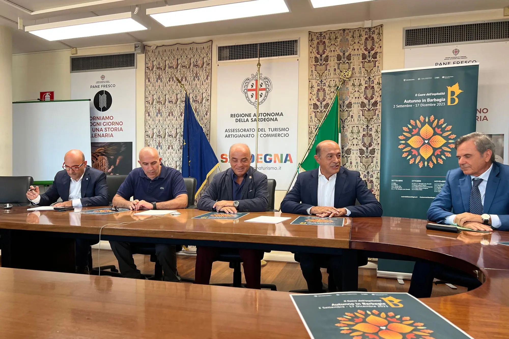 La presentazione di "Autunno in Barbagia" (foto Melis)
