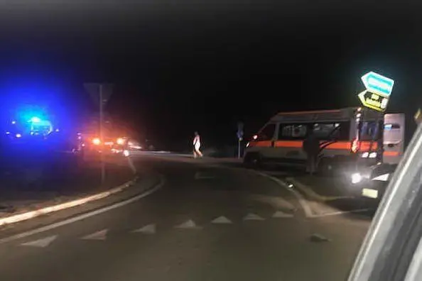 Il luogo dell'incidente (foto Andrea Serreli)