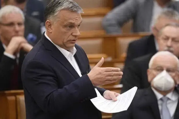Il premier ungherese Orban (Ansa)