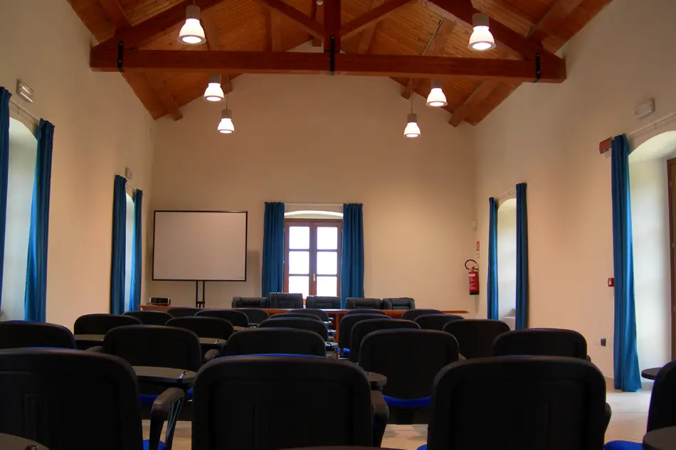 La sala convegni della Biblioteca