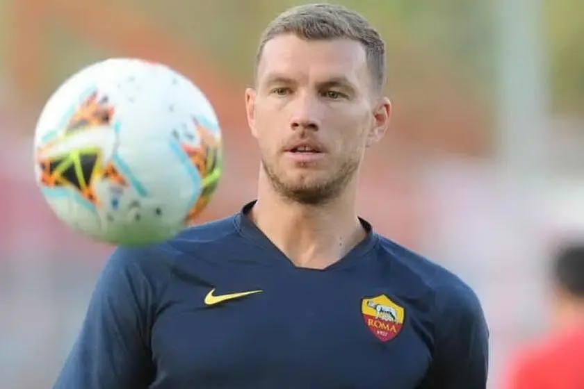 Edin Dzeko (archivio L'Unione Sarda)