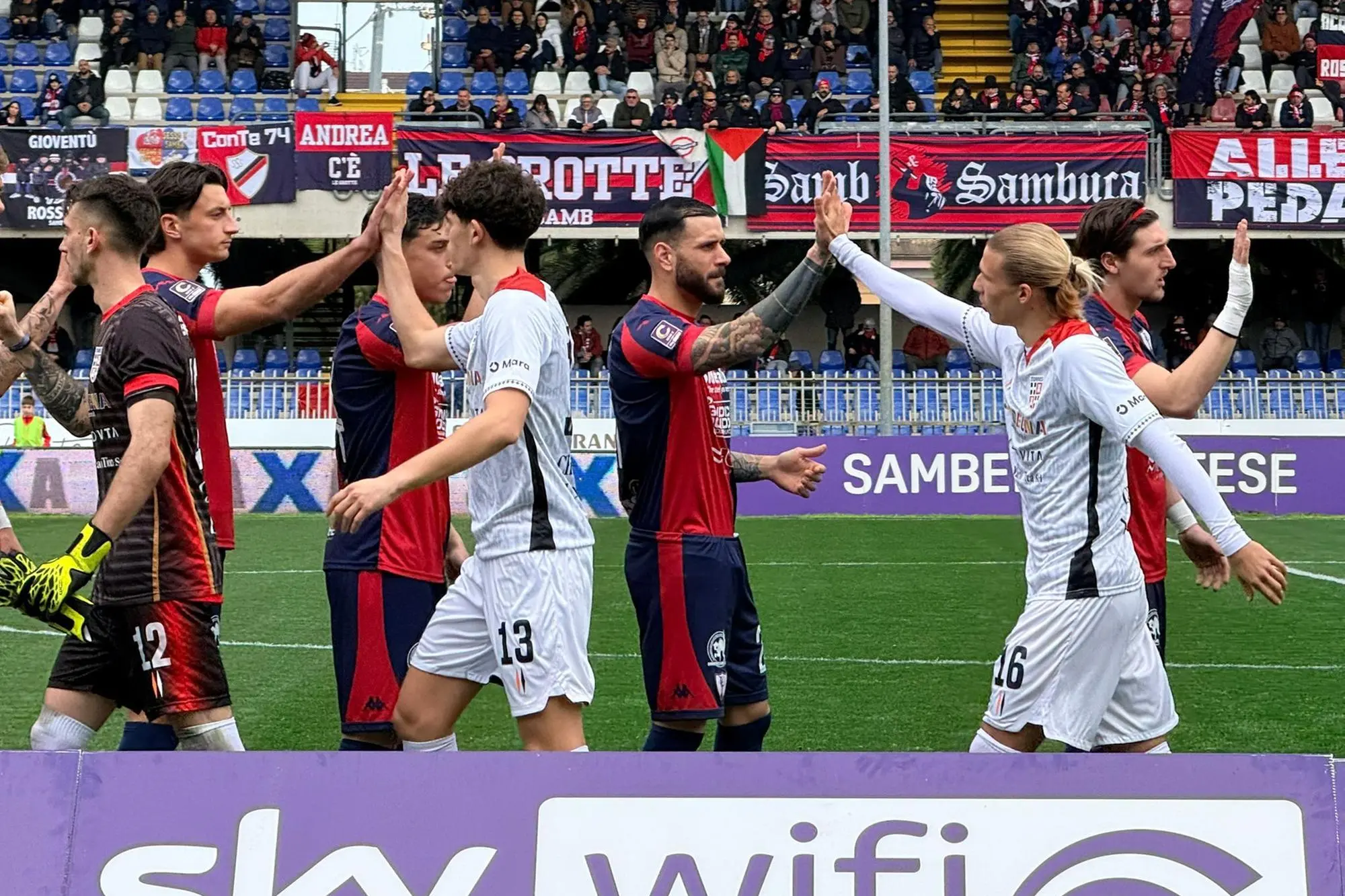 Terza vittoria in trasferta per la Torres (foto ufficio stampa Sambenedettese)