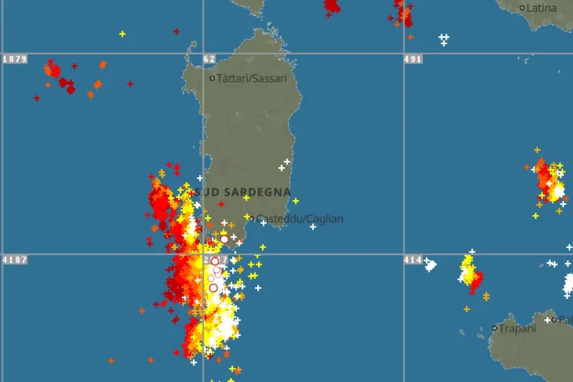 La tempesta di fulmini