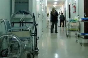 Una corsia d'ospedale