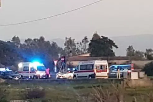 Il luogo dell'incidente (Foto E.Sanna)