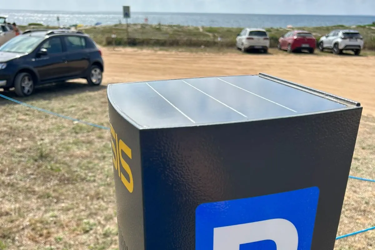 Un parcometro (Foto Comune)