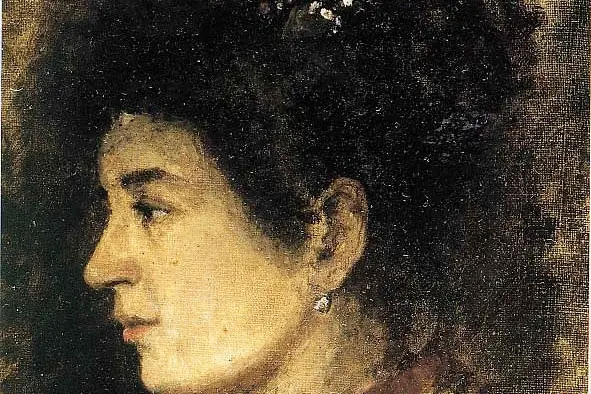 Il ritratto di Medea, quadro attribuito a Modigliani (Foto Archivio L'Unione Sarda)
