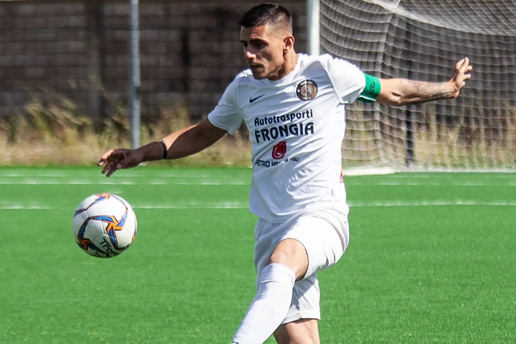 Luca Orrù, capitano del Terralba F. Bellu (foto di Virgilio Alfano)