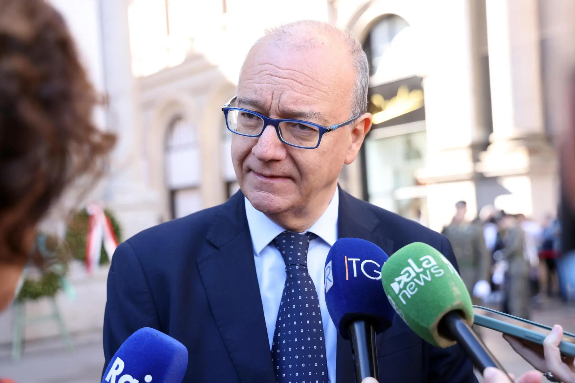 Il ministro dell'Istruzione Giuseppe Valditara (Ansa)