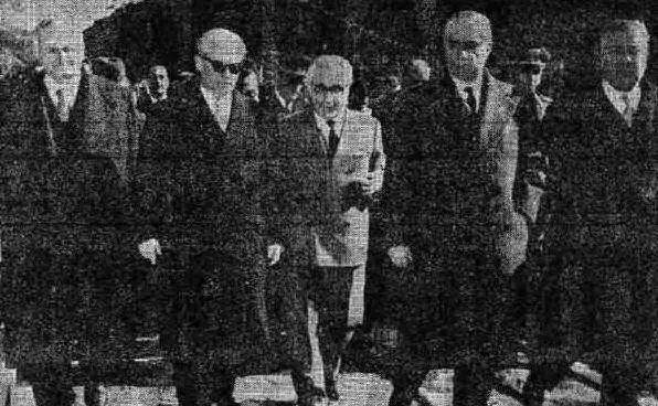 Al centro della visita l'inaugurazione della diga del Flumendosa