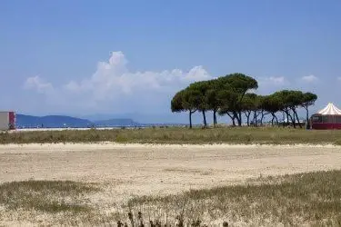 Il tratto di spiaggia in cui si terrà 'Mondo Ichnusa'