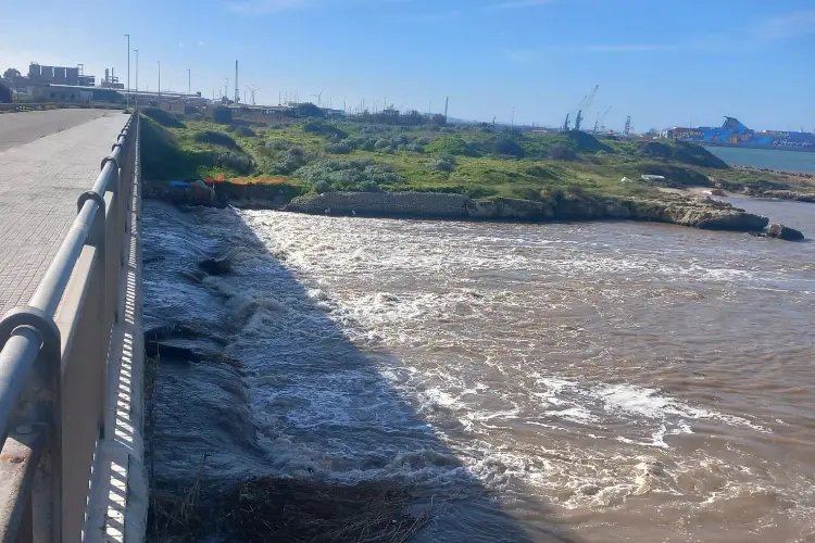 Il Rio Mannu a Porto Torres (foto Pala)