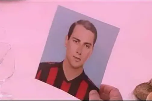La foto di Berlusconi nelle immagini di Sky Sport