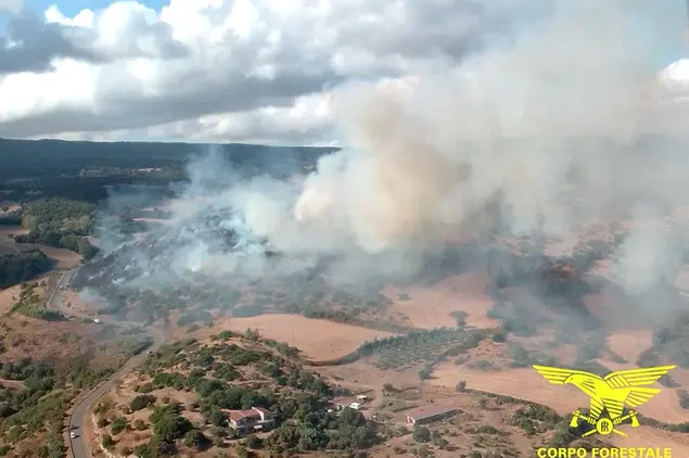 Le fiamme ad Ales