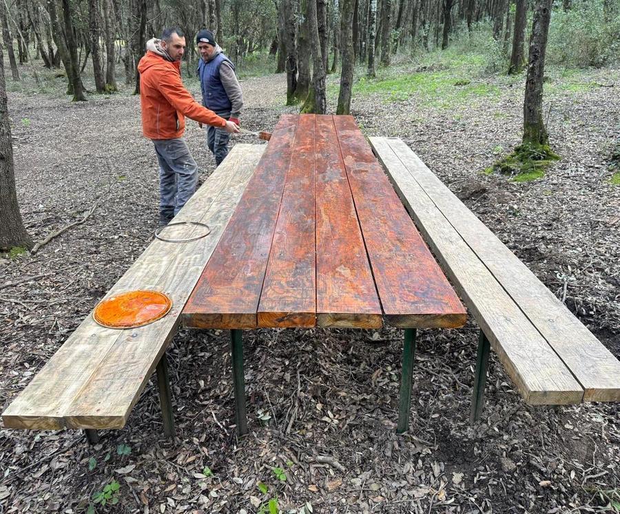 Gutturu Mannu, aree picnic sistemate dopo il ciclone Harry