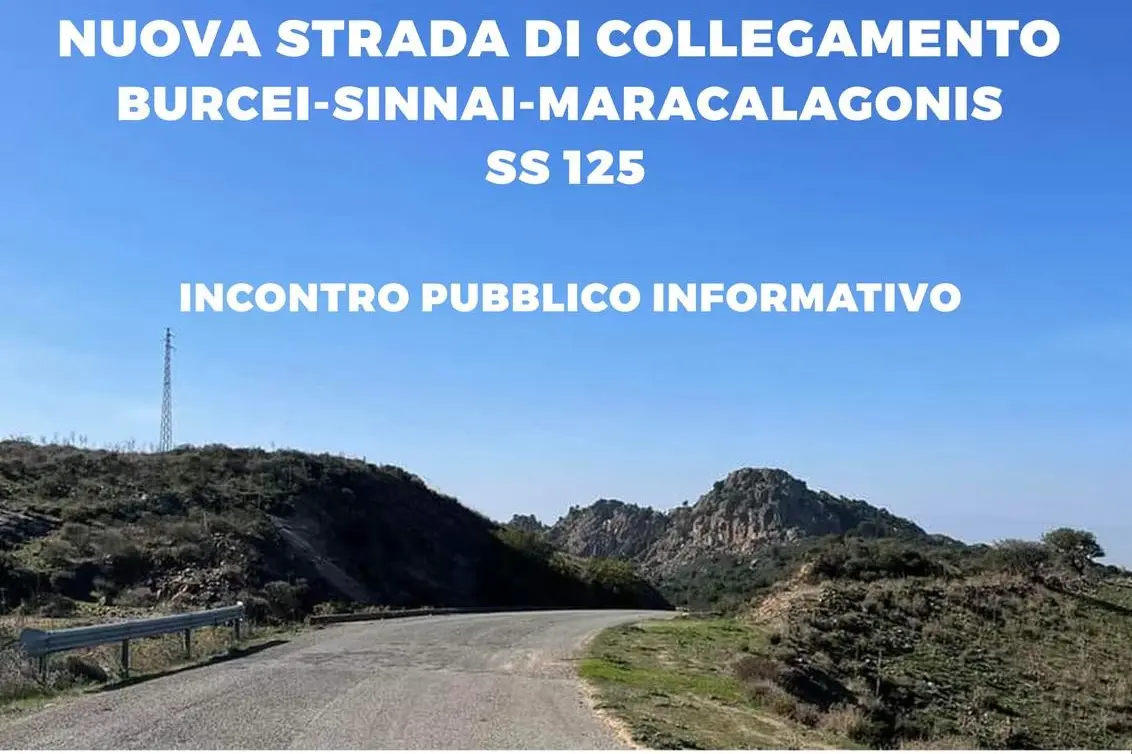 La locandina dell'evento a Burcei (foto concessa)