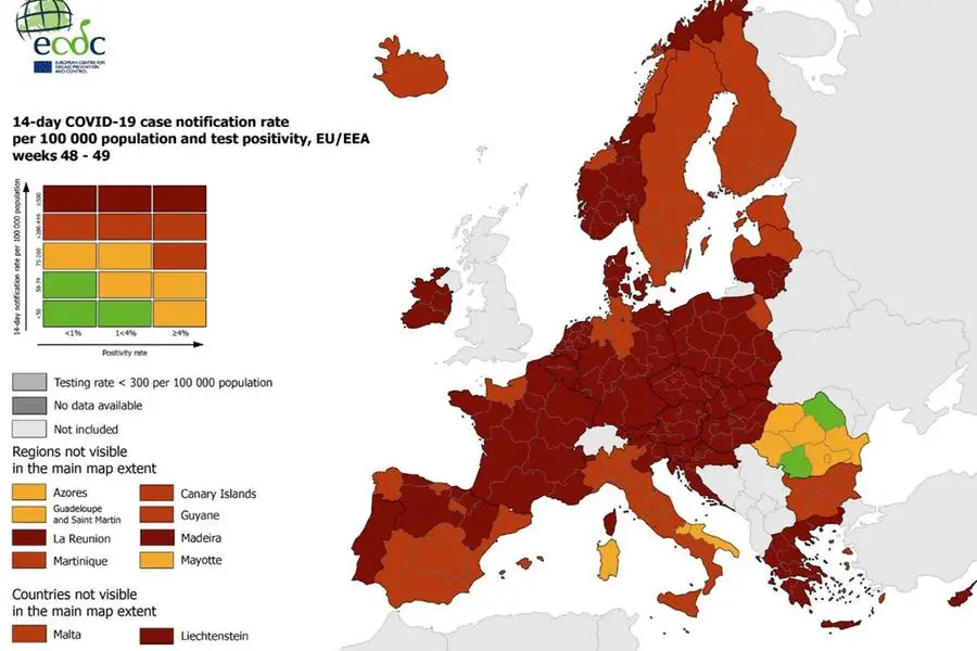La mappa Ecdc (Ecdc)