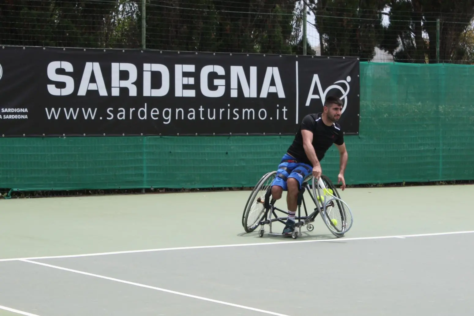 Il tennista Luca Arca (foto Antonio Burruni)