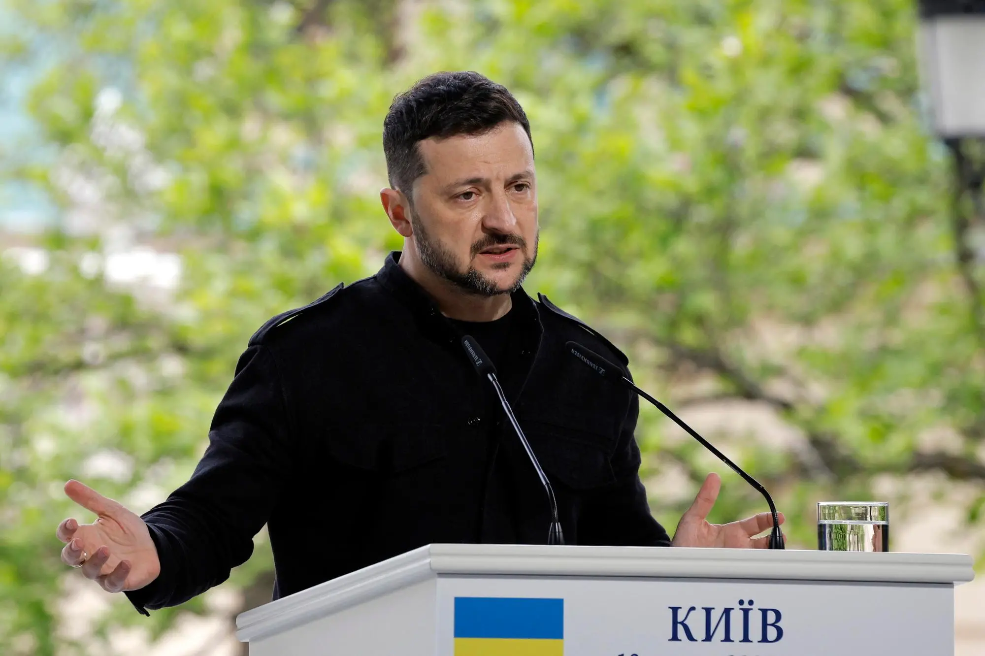 Volodymyr Zelensky, presidente dell'Ucraina (foto Ansa)