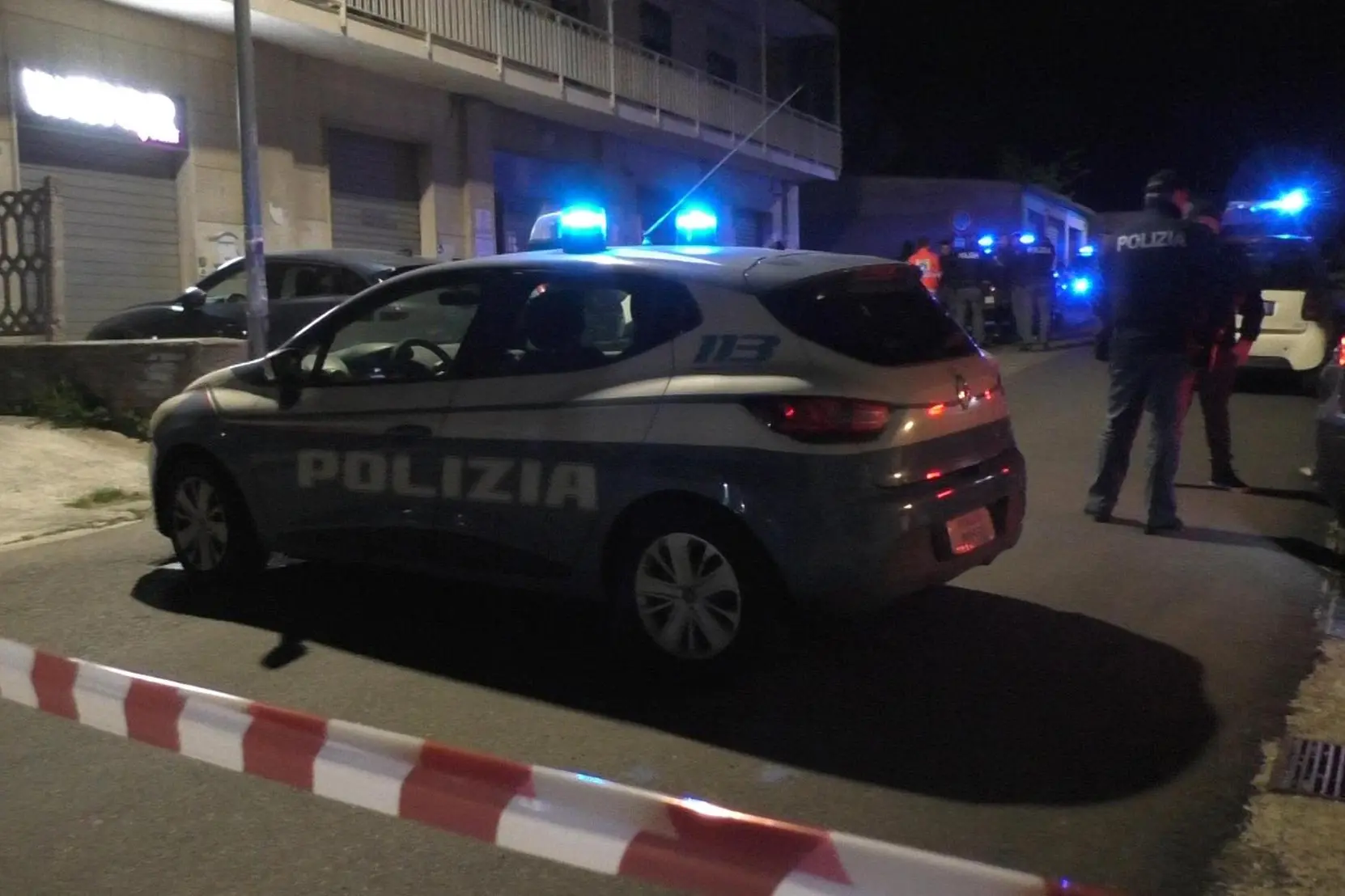 La Polizia sul posto (Ansa)