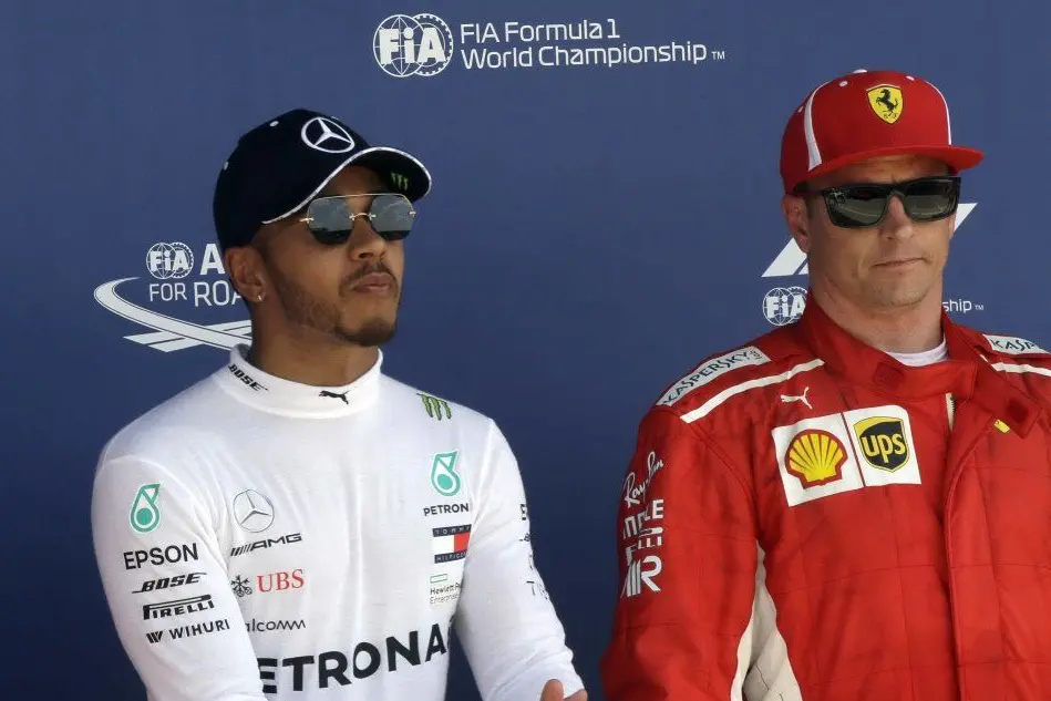 Lewis Hamilton e Kimi Raikkonen