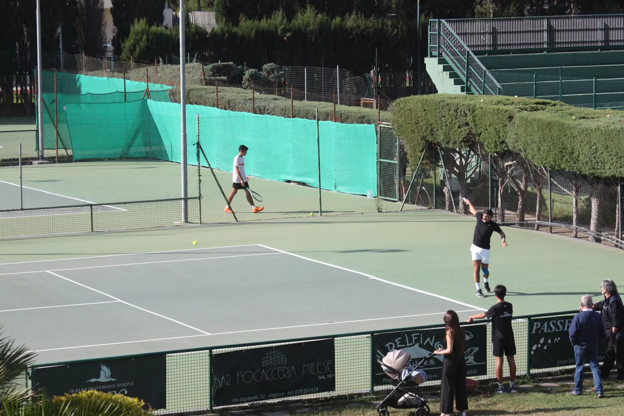 Un momento di un match (foto Antonio Burruni)