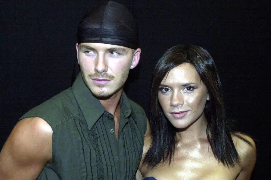 David Beckham con la moglie Victoria (Ansa)