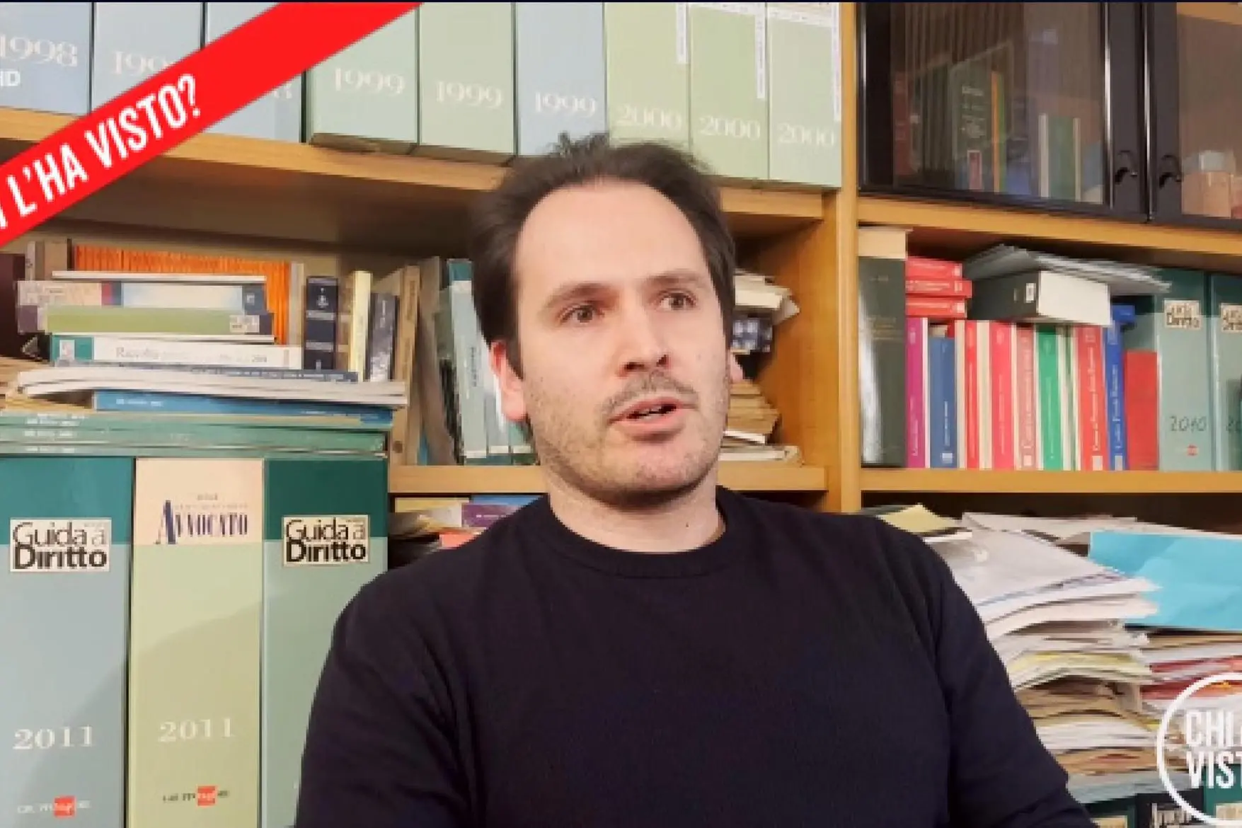 Un frame dalla puntata di ieri della trasmissione di Rai3 Chi l'ha visto? con Andrea Sempio, il trentasettenne indagato nella nuova inchiesta sull'omicidio di Chiara Poggi, 23 ottobre 2025 ANSA / Rai3 - Chi l'ha visto? ++HO - NO SALES EDITORIAL USE ONLY++ NO ARCHIVE +++ NPK +++
