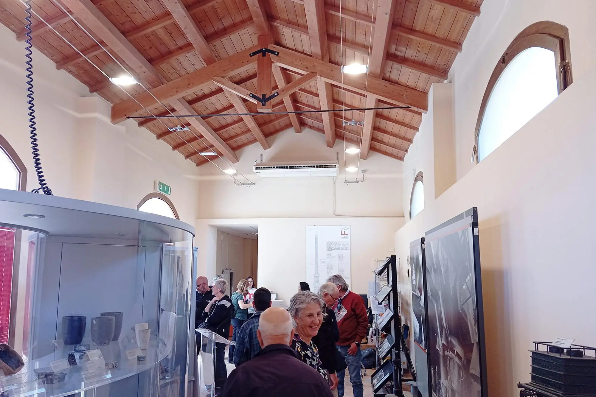 Visitatori al museo delle Due Fonderie