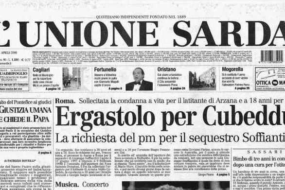 #AccaddeOggi: 1 aprile 2000, sequestro Soffiantini, il pm chiede l'ergastolo per Attilio Cubeddu, bandito e super latitante di Arzana