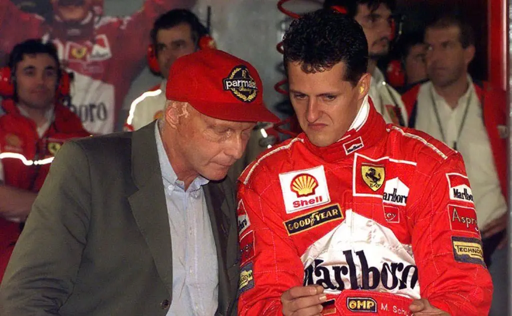 Con Michael Schumacher