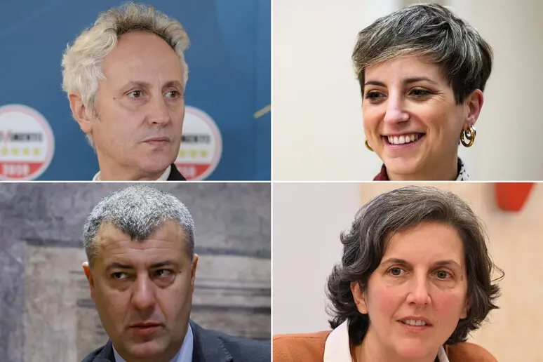 I parlamentari sulla Flotilla (Ansa)
