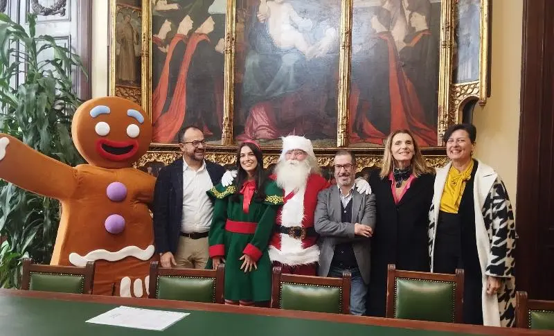 La presentazione dei mercatini di Natale a Cagliari