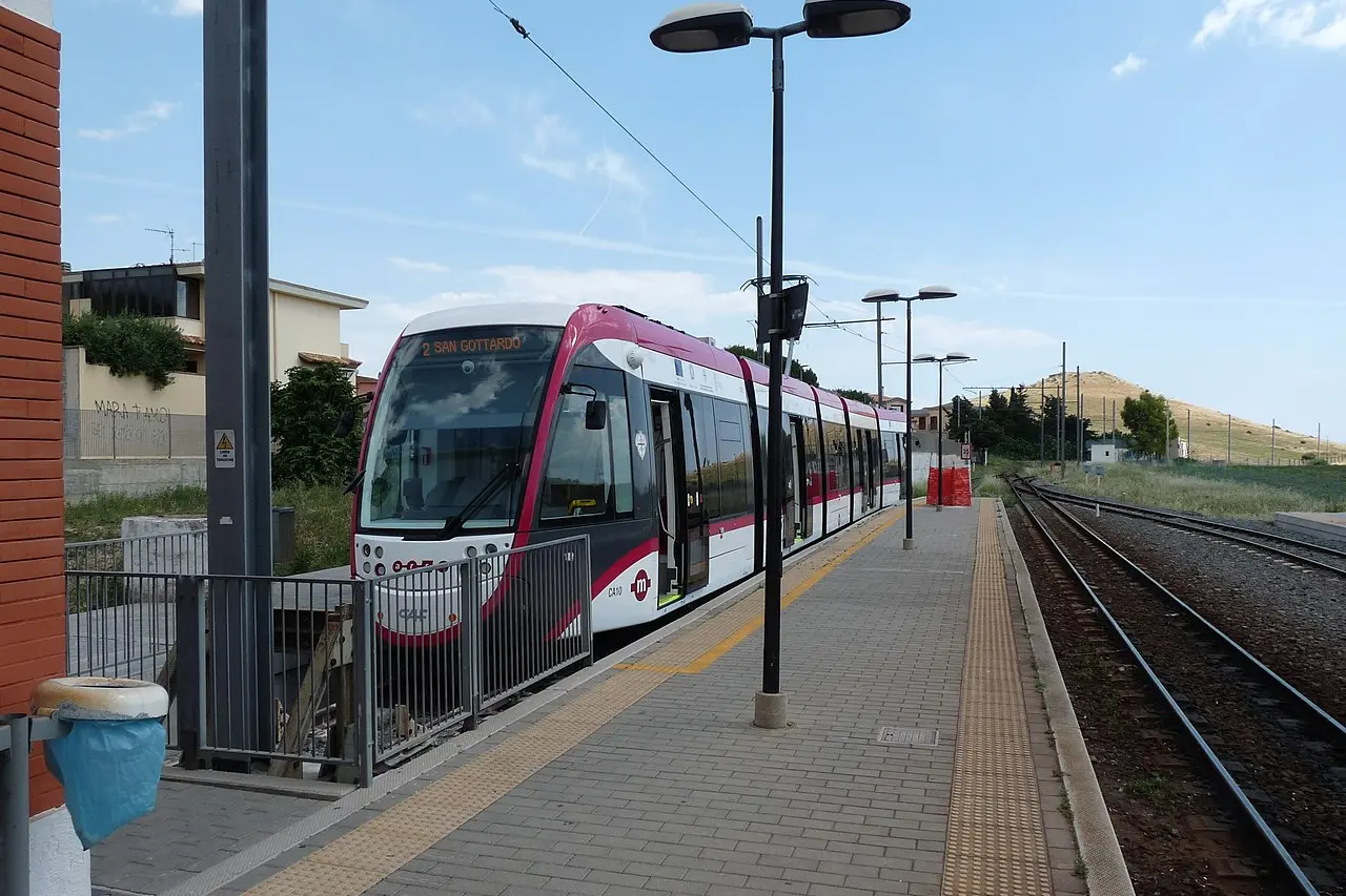 La stazione di Settimo San Pietro (foto Serreli)