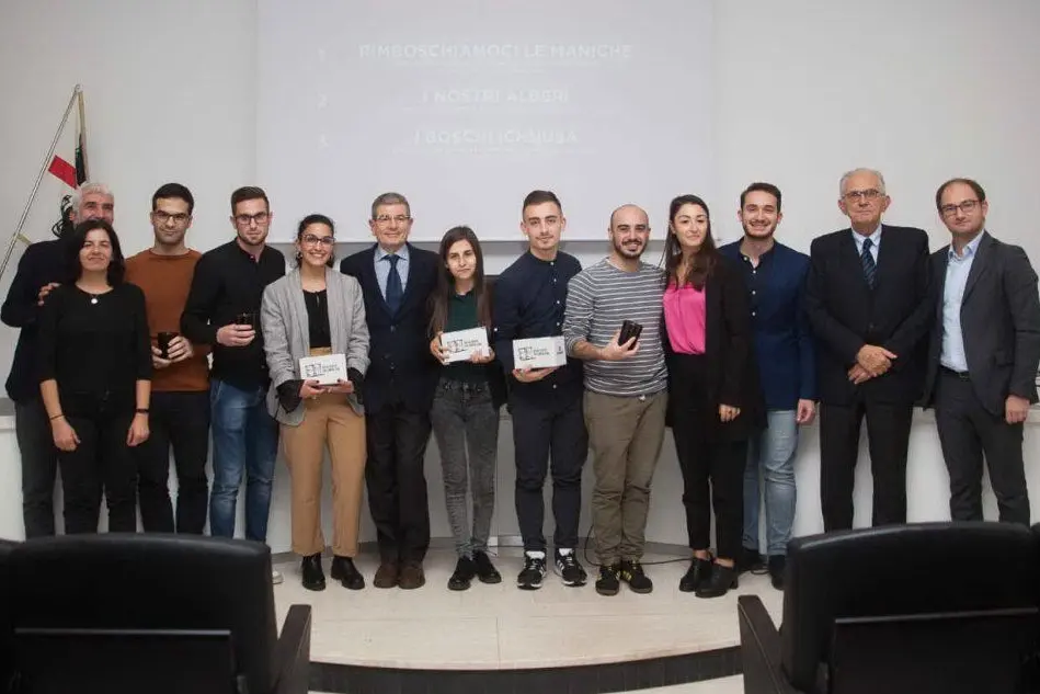 I premiati (foto @UniCa)