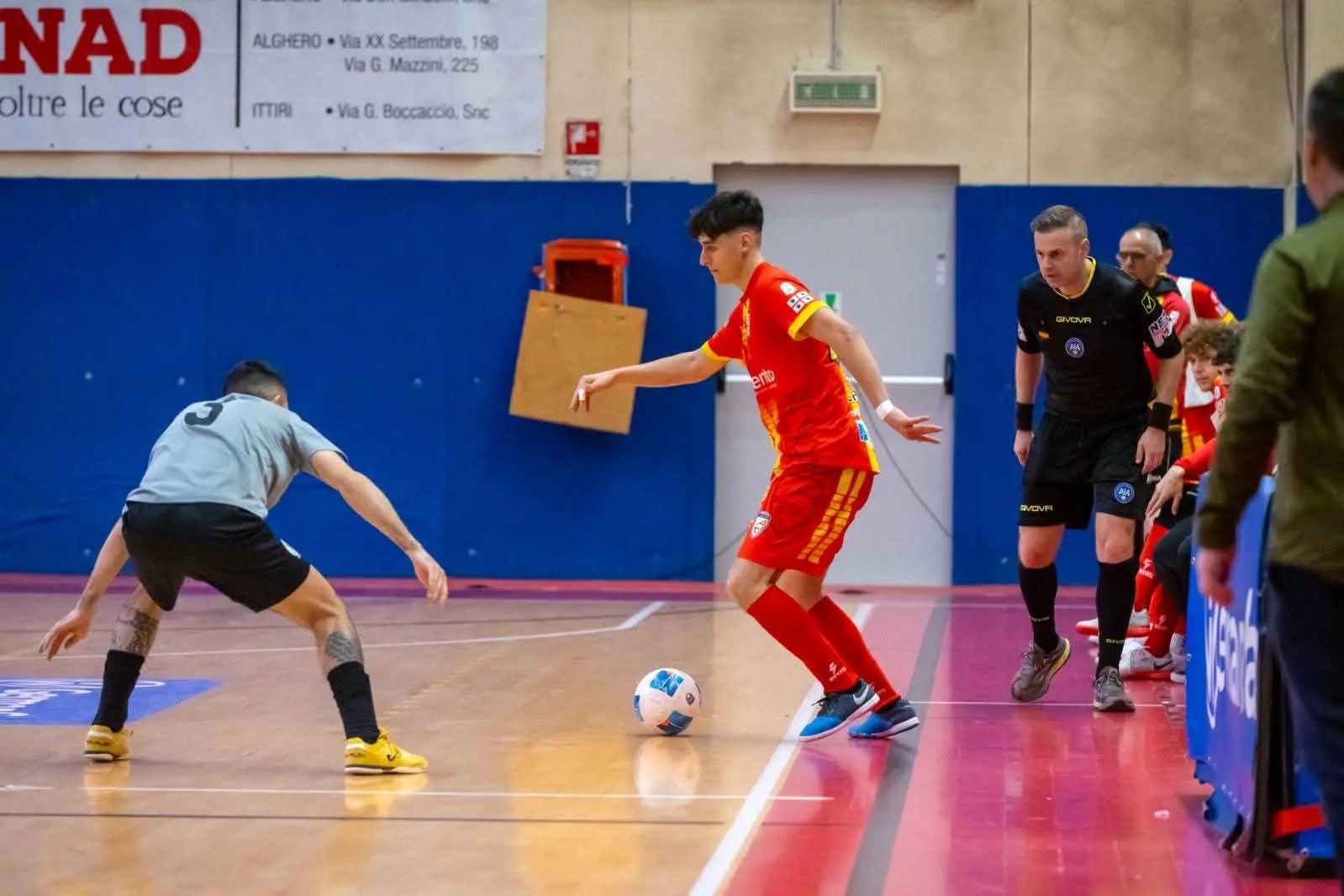 Samuele Deligios in azione (foto concessa)
