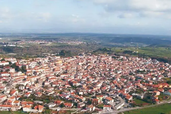 Vista panoramica di Ghilarza